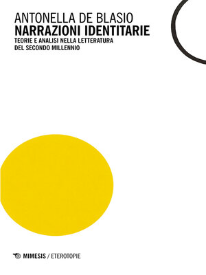 cover image of Narrazioni identitarie